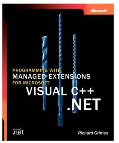 Ms Programming With Managed Extensions For Microsoft Visual C++.Net