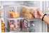 MineDecor Plastic Storage Containers Square Food Storage Organizer with Lids for Refrigerator Fridge Cabinet Desk (Set of 4 Pack) (A)