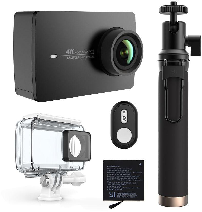 YI Action Cameras 4K Resolution , 721 Optical Zoom and 2.3 Inch Screen Size Camcorder - YDXJTZ0XT