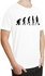 Ibrand Ibtms775 T-Shirt For Men - White, Large