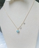 Blue Eye Pendant Necklace - Gold