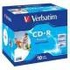 VERBATIM CD-R (10-Pack) Jewel/Printable/52x/700MB | Gear-up.me