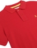Bella Cotton BCS559 Chest Logo Ribbed Trims Short Sleeves Cotton Polo Shirt for Men - Red, M