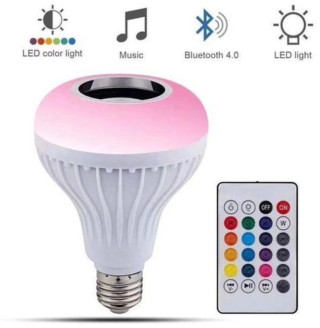 LED Light Bulb & Bluetooth Music Lamp By Remote Control