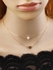 Women's Necklace Simple Design Heart Shape Double Layer Trendy Accessory