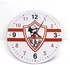 Zamalek club wall clock, white wood