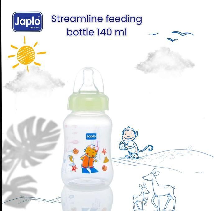 Japlo Streamline Feeding Bottle - 140 Ml