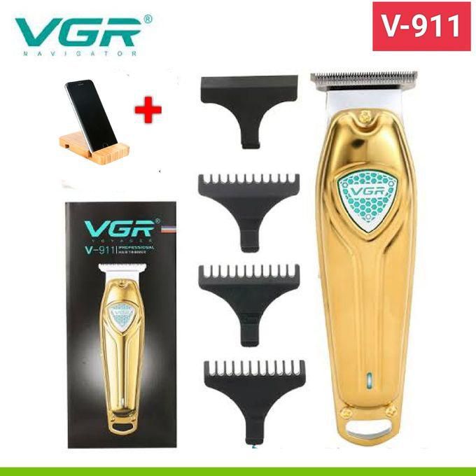 VGR V-911 Professional Rechargeable Hair Trimmer USB + Free Mobile Holder