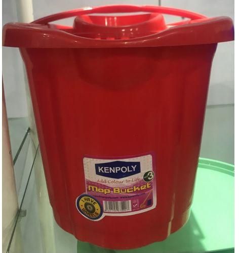Kenpoly Mop Bucket(red) With A Pour Sprout