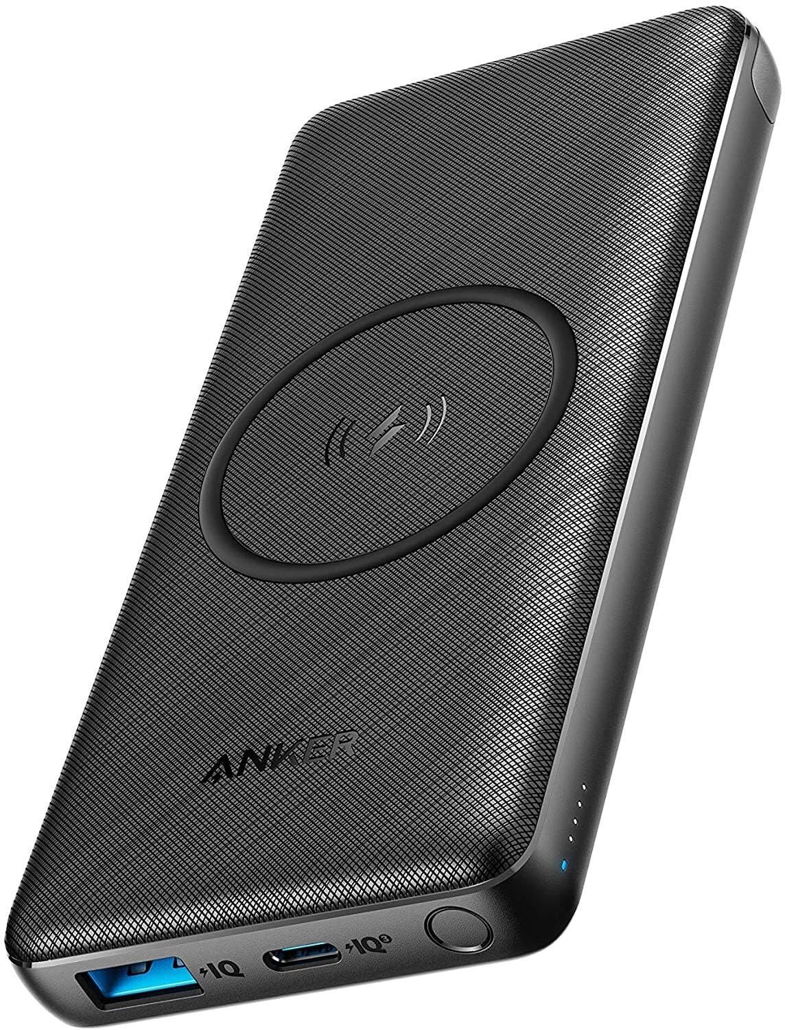 Anker Wireless Power Bank 10,000mAh, PowerCore III 10K Wireless Portable Charger with Qi-certified 10W Wireless Charging and 18W USB-C Quick Charge for iPhone 12, Pro, Pro Max, 11, Pro, iPad