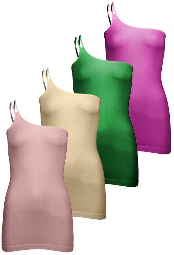 Silvy Set of 4 Casual Dresses for Women - Multicolor, Medium