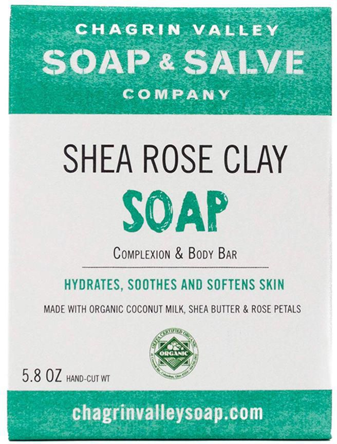 Shea Rose Clay Soap 5.8 ounce