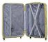 Senator Hard Case Medium Suitcase Luggage Trolley For Unisex ABS Lightweight Travel Bag with 4 Spinner Wheels KH1085 Tea Green