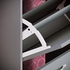 Vida Designs 2 Drawer Shoe Cabinet Cupboard Shoe Storage Pull Down Shoe Organisation Storage Organiser Wooden Furniture Unit, Grey