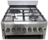 Mika Standing Cooker, 60cm X 60cm, 3 + 1, Electric Oven, Half Inox MST6231HI/TP6W