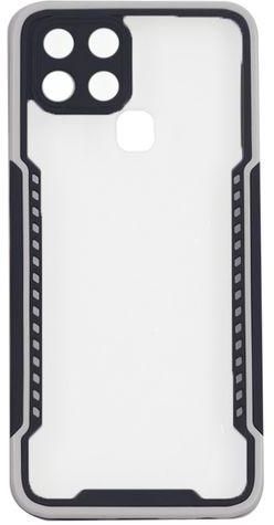 Infinix Smart 6- Shock-resistant Transparent Cover With Colored Raised Frame