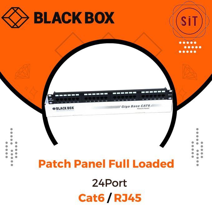 Black Box وحده تجميع كابلات بسعه 24 مدخل ار جي45 مديولات تدبيس