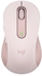 Logitech Signature Wireless Optical Mouse, Pink- M650