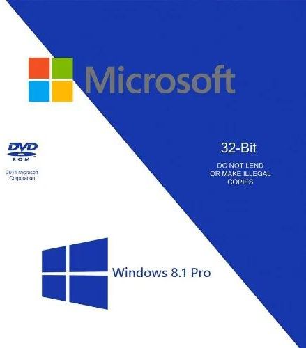 Windows 8.1 Professional 32 Bit English International -oem -1 Pack Dvd Fqc-06987