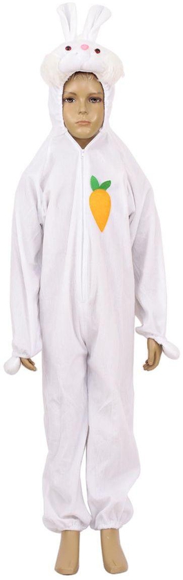 Rabbit Costume For Unisex - L, White