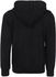 Kids Boys Girls Unisex Cotton Hooded Sweatshirt Full Zip Plain Top (BLACK, 12-13 YEARS)