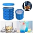 Silicone Ice Bucket Molds With Lid Ice Maker (Ice Cube Maker
