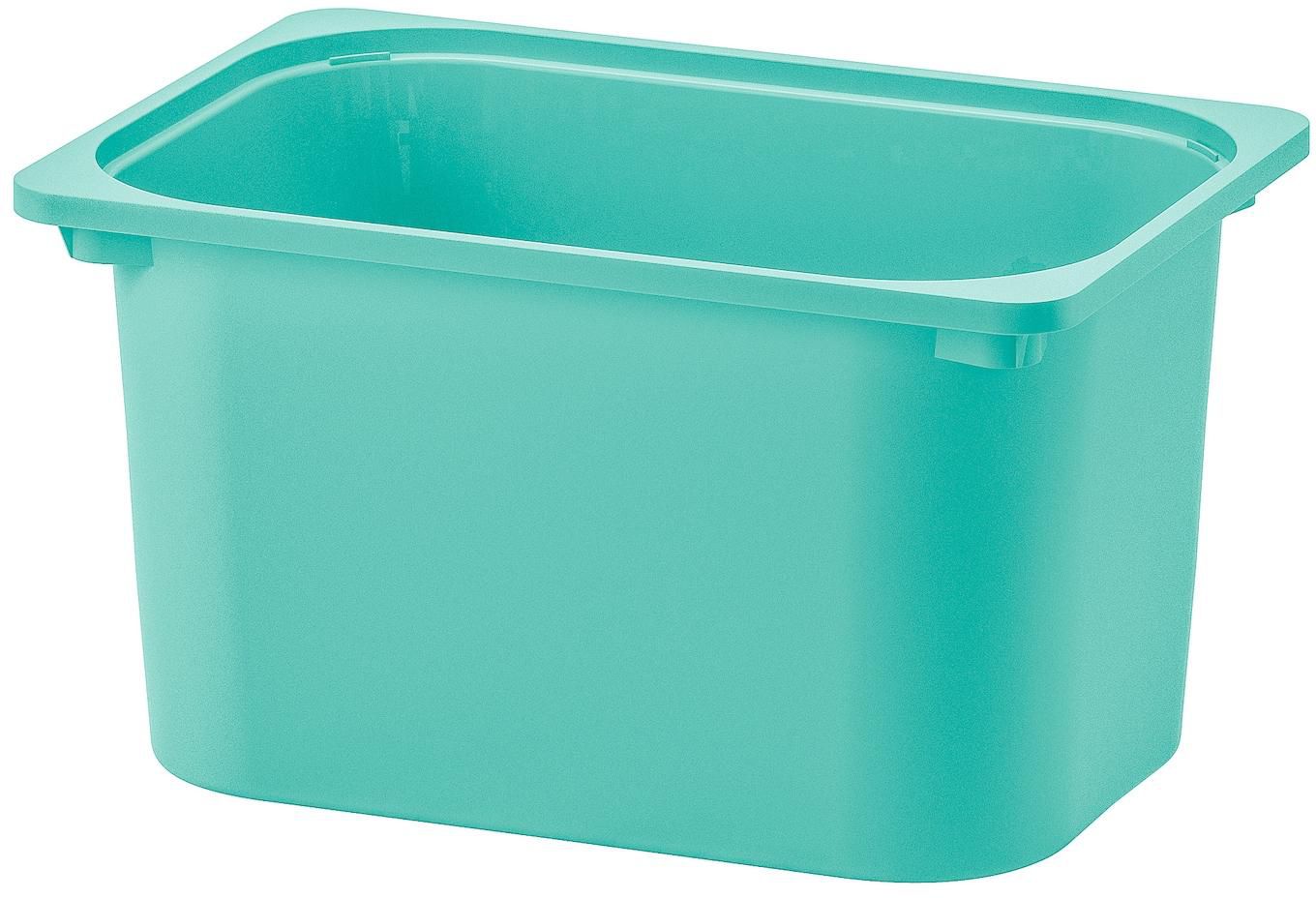 TROFAST Storage box - turquoise 42x30x23 cm