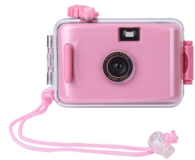 Generic SUC4 5m Waterproof Retro Film Camera Mini Point-and-shoot Camera for Children (Pink)