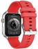 ساعة ذكية اكس سيل جي9 باللون الأحمر