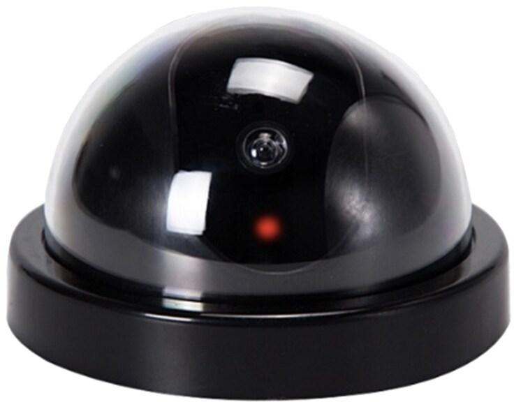 Tomvision - Dummy Emulator Camera Dome Fake CCTV Surveillance wireless security for Home Safety with Flash LED