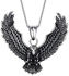 Titanium Retro Eagle Pendant Necklace