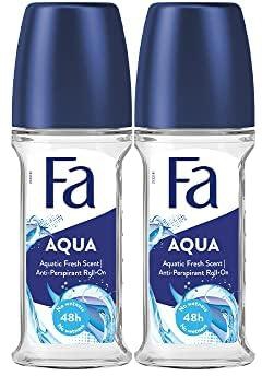 Fa Roll On Aqua 50ml, Pack of 2
