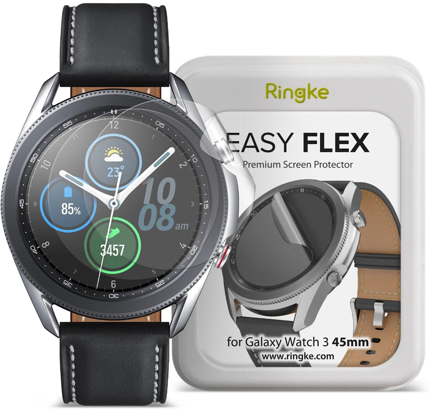 Ringke - Easy Flex Screen Protector for Samsung Galaxy Watch Active 3 45mm Screen Guard