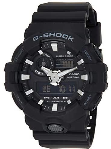 Casio Sport Watch Analog-Digital Display For Men Ga-700-1B, Black