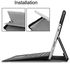 Ratesell Surface Go 2 Case, Kickstand Business Slim Trifold Folding Stand Folio Cover Pencil Holder for Microsoft Surface Go 2 2020 / Surface Go 2018 Black