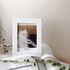 Photo Frame Desktop Wall Display Small Picture Frame White Log Basic Cute Cat Oil Painting Interesting Personality Art