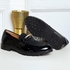 Men Oxfords Tassel CHAIN Formal Shoes BLACK
