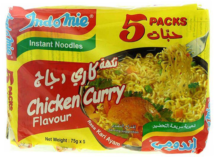 Chicken Curry Flavour Instant Noodles 75 g Pack of 5