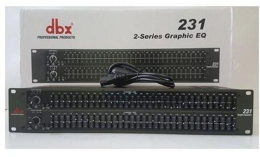 Dbx 231 Dual Channel, Stereo 2 Way Graphics Equaliser