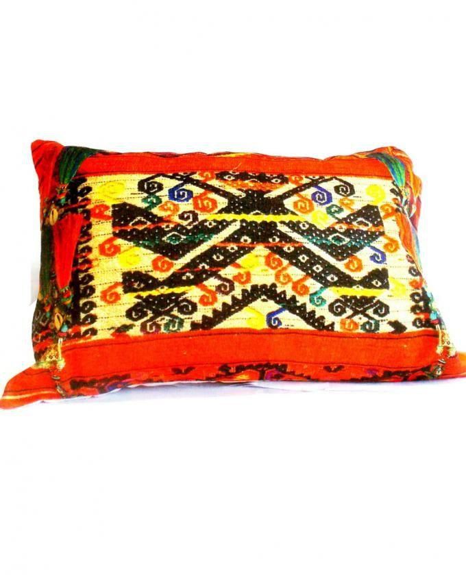 Anamel Handmade Cushion Cover - Orange