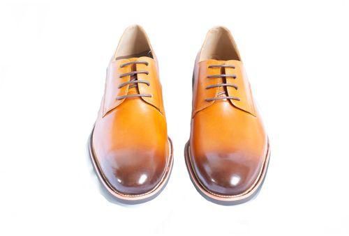 Generic Italian Lace-up Men's Formal Leather Shoes-Brown