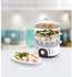 Black & Decker 3 Tier Food Steamer, Hs6000-B5, White,10 Liters, Plastic Material