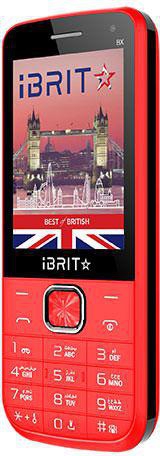 iBRIT 2.4 inch Dual SIM Mobile Phone - Red