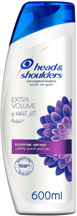 Head &amp; Shoulders Extra Volume Anti-Dandruff Shampoo, 600 ml 