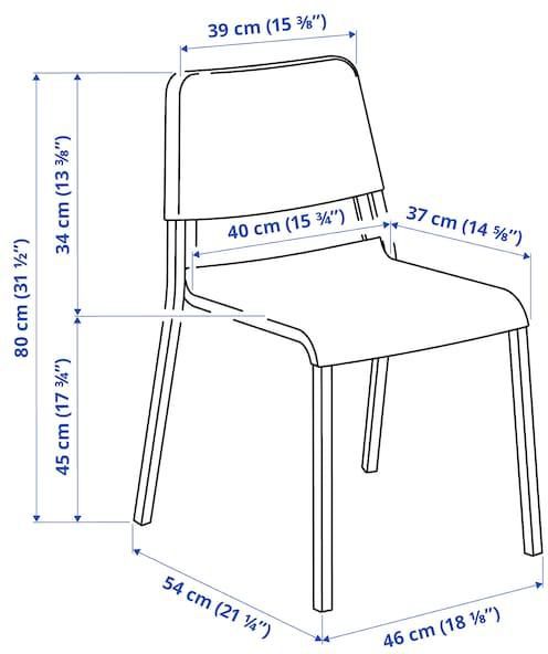 TEODORES كرسي, أبيض - IKEA