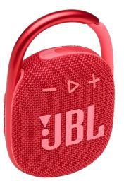 سبيكر JBL Clip 4 بلوتوث محمول صغير الحجم من جي بي أل - أحمر