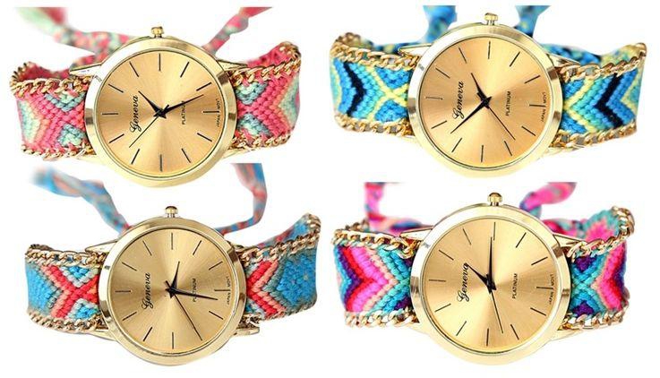 Bundle of 4 Pcs Braided Watches for Women ‫(KP30)