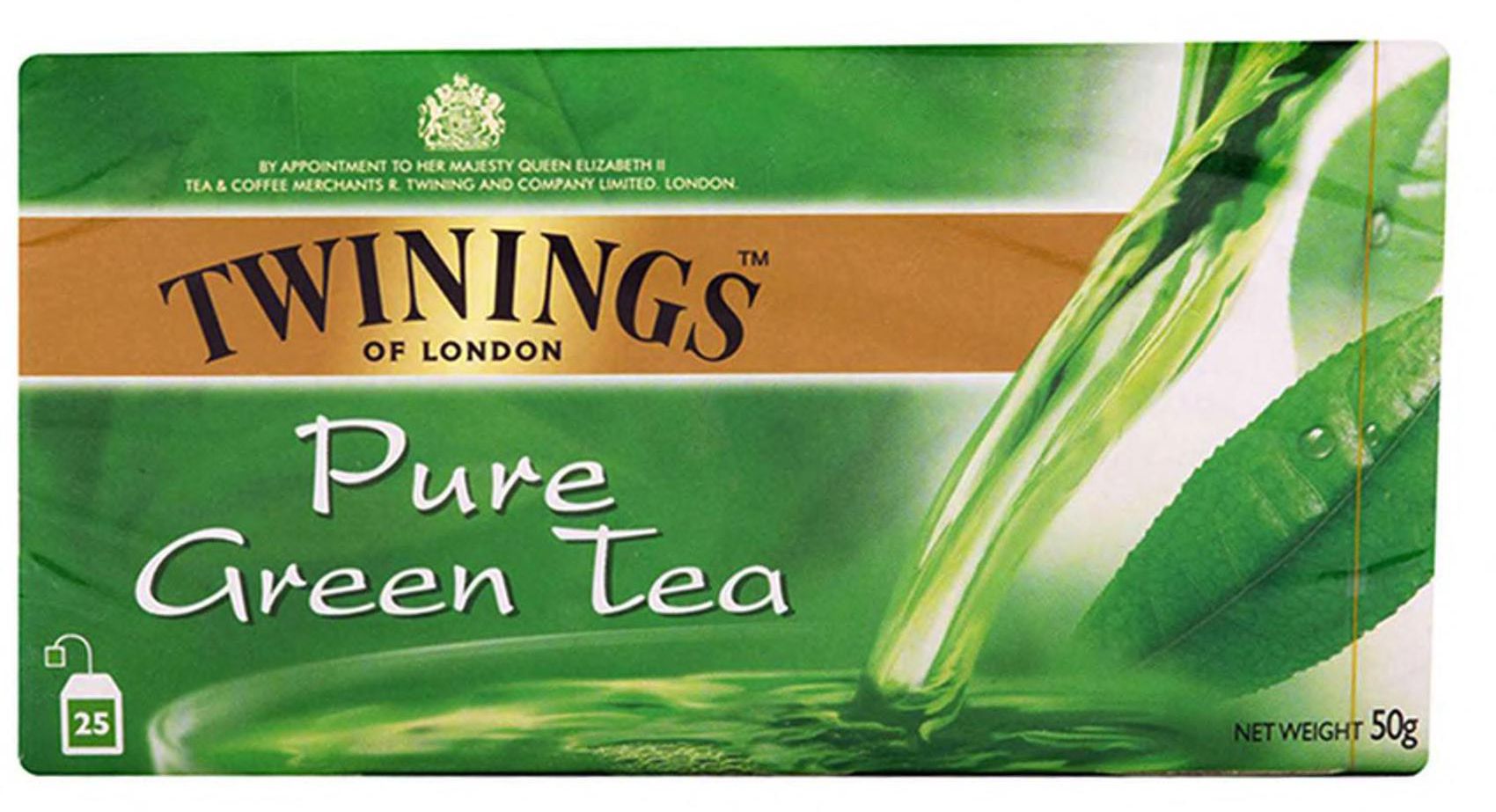 Twinings Pure Green Tea Bag 25 bage x 2 g