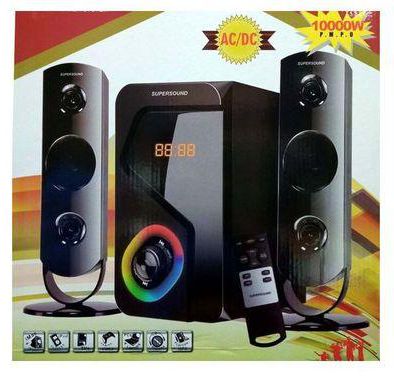 Royal Sound SUB WOOFER 2.1 SYSTEM-BLUETOOTH/FM/USB-10,000WATTS
