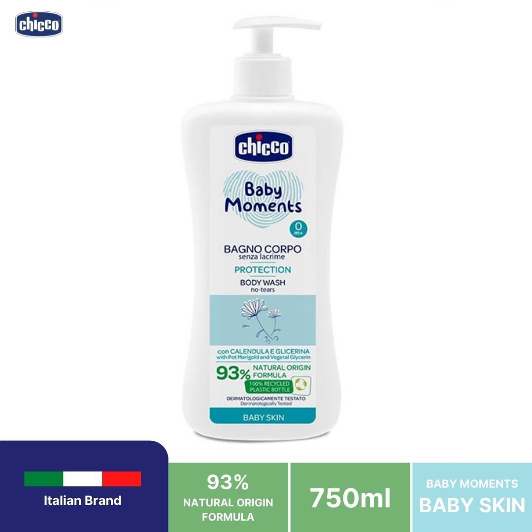 Chicco Moments Baby Skin No-Tears Body Wash 750ml